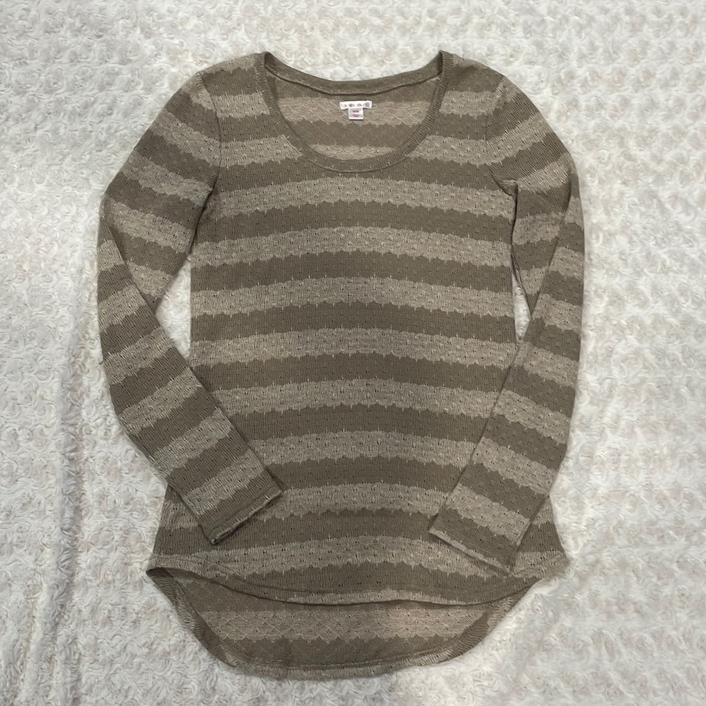 Stripes longer sweater. Size M